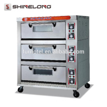 Guangzhou Commercial Stainless Steel 1-Layer 2-Tray Deck Forno Com Steam